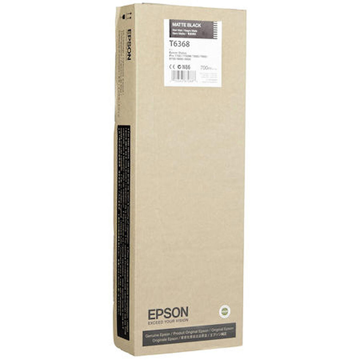 Epson T6368 C13T636800 Mat Siyah Kartuş