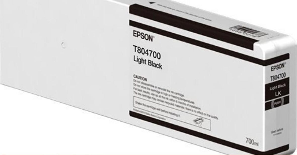 T8047 Light Black Ultrachrome Hdx/Hd 700Ml C13T804700