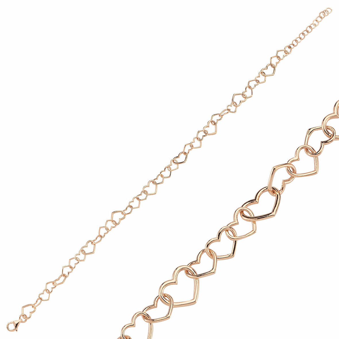 Altın Kalp Bileklik