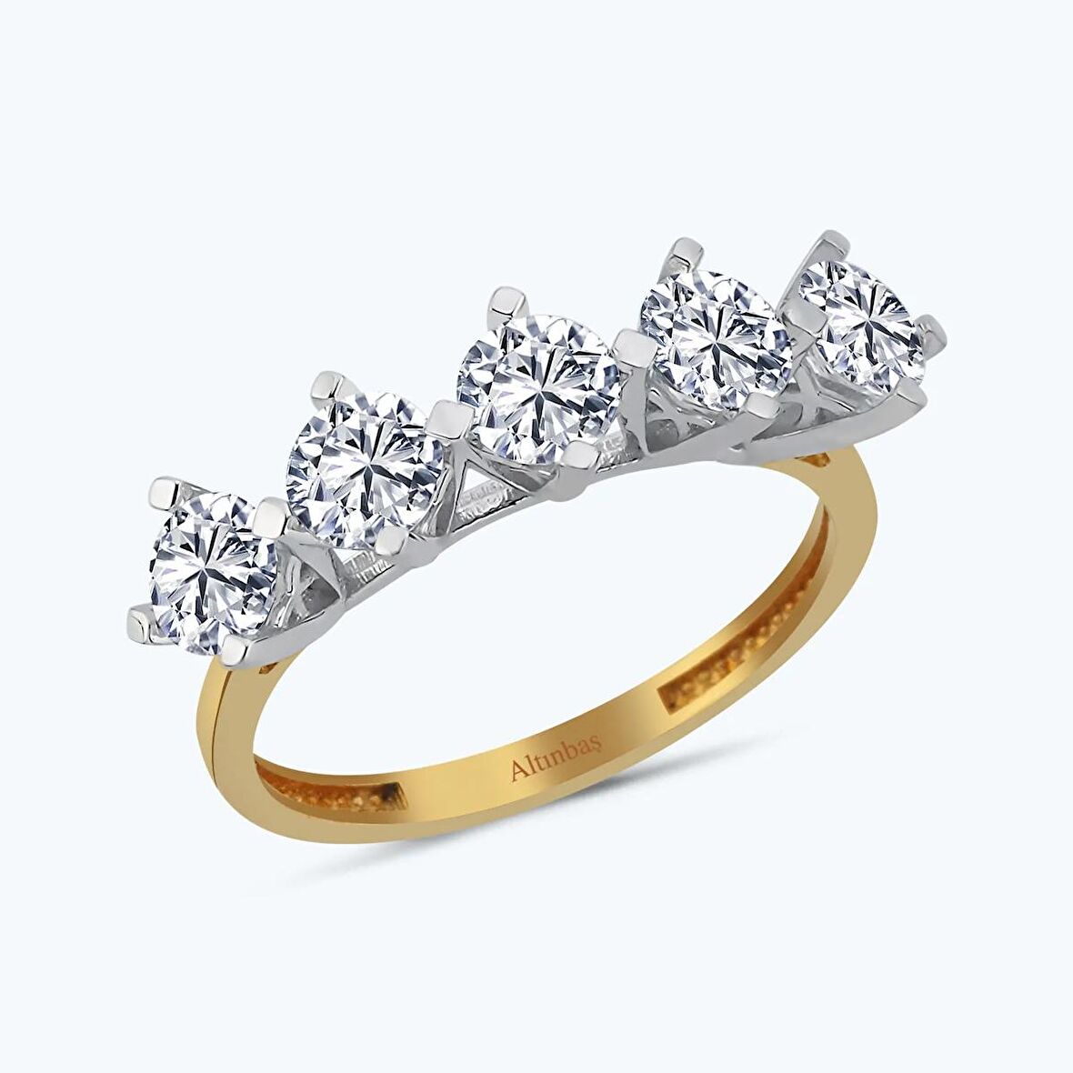 Altın Beştaş Yüzük