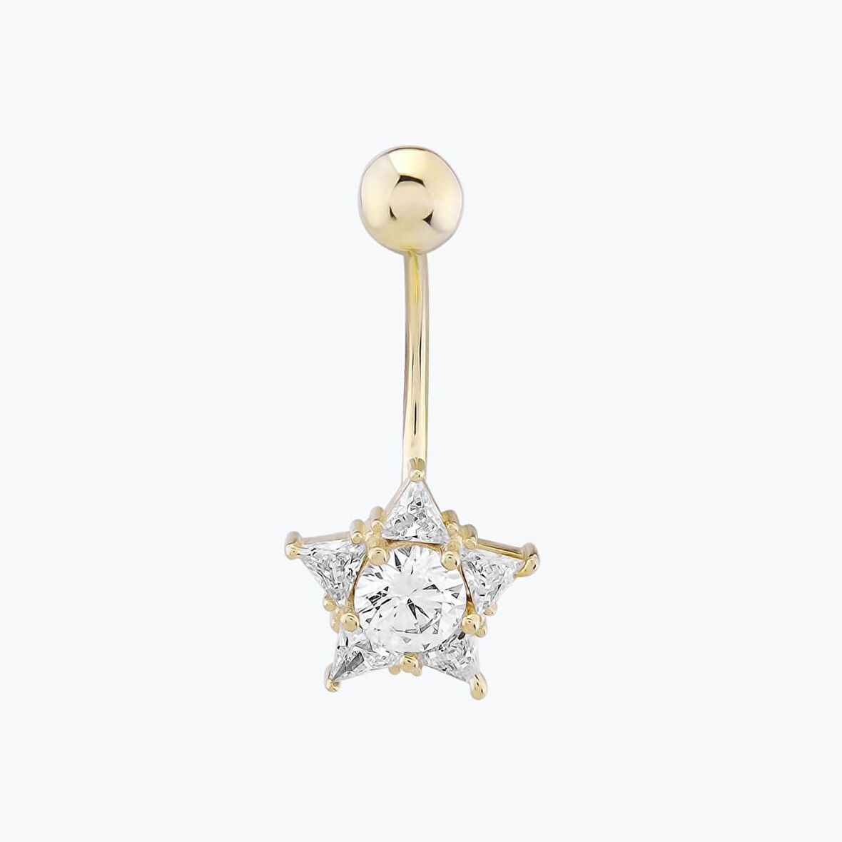 Altın Yıldız Göbek Piercing