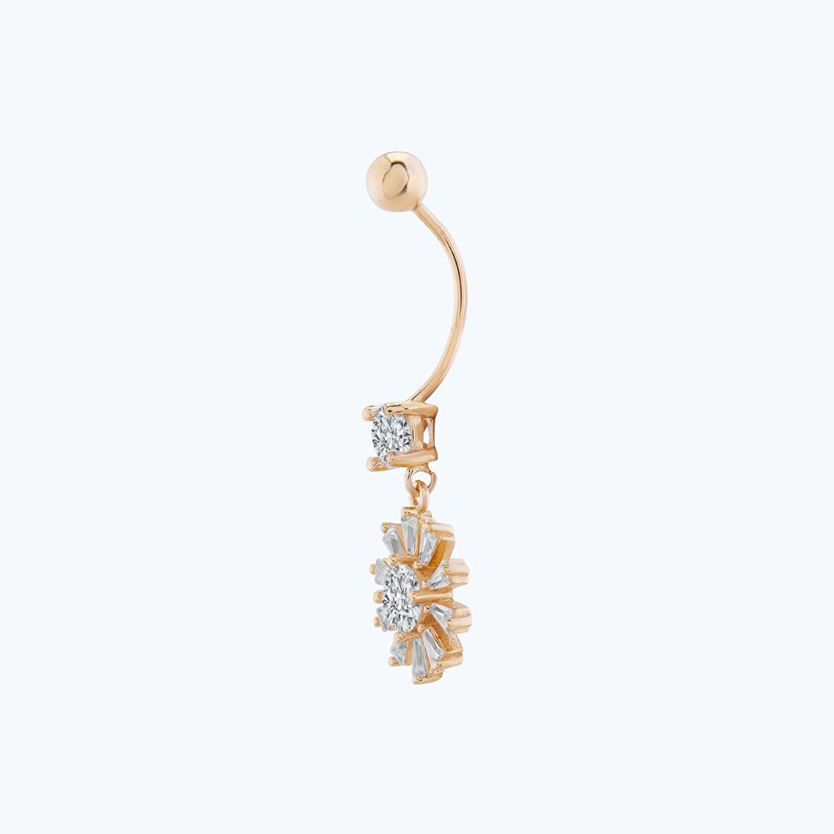 Altın Göbek Piercing