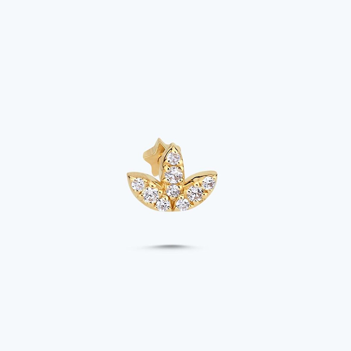 Altın Tragus Lotus Piercing