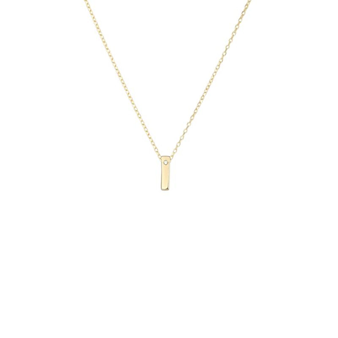 Altın I Harfi Kolye