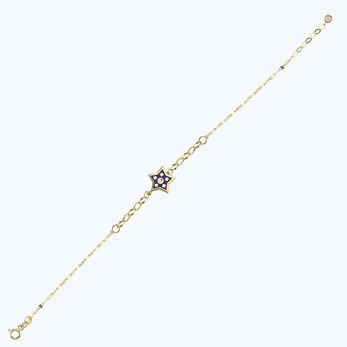 Altın Yıldız Zincir Bileklik