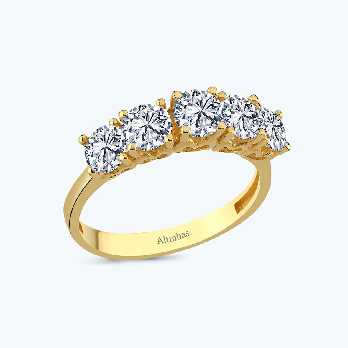 Altın Beştaş Yüzük