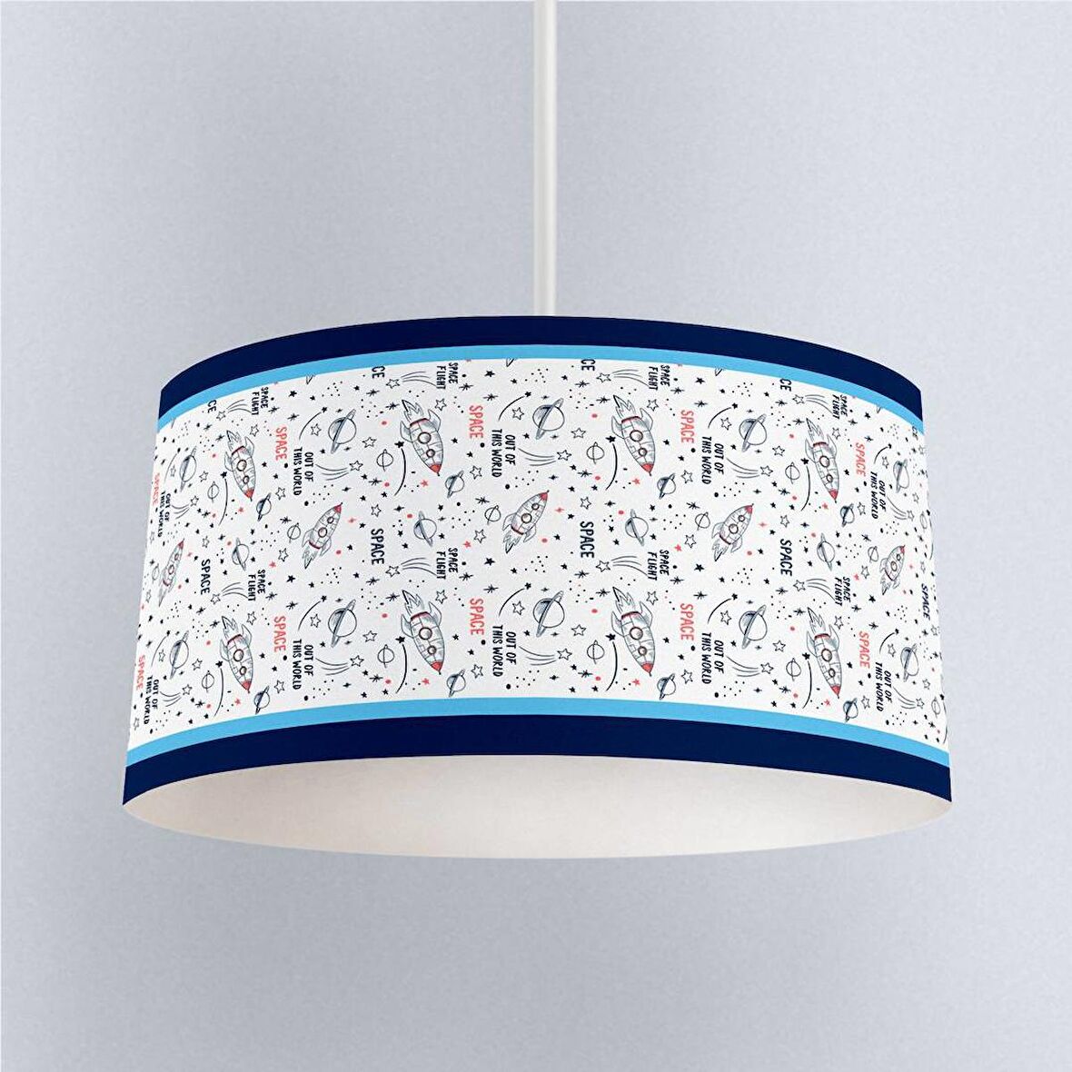 Çocuk Odası Dijital Baskılı Sarkıt Avize Model 113