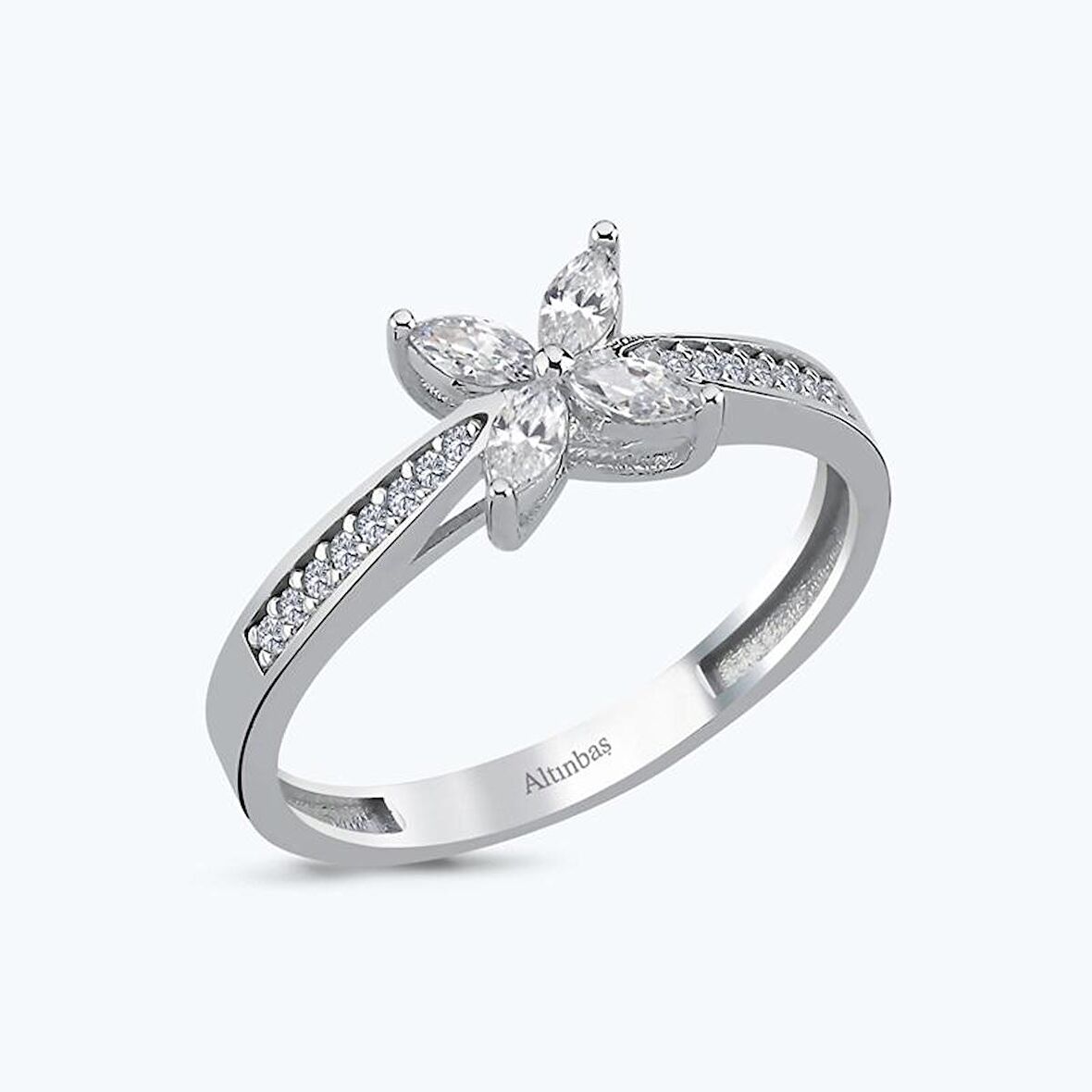 Altın Çiçek Yüzük