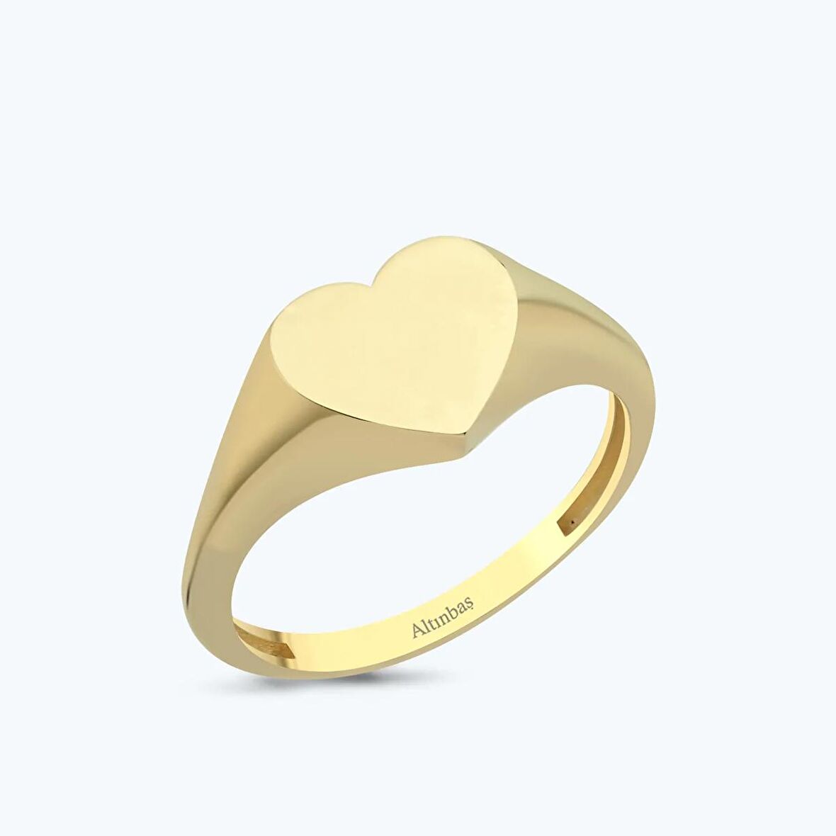 Altın Kalp Yüzük