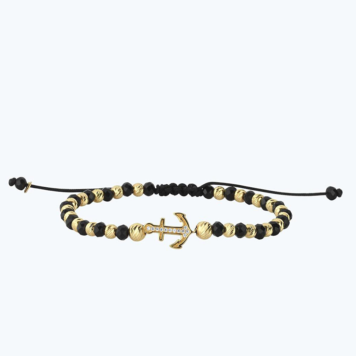 Altın Erkek Çapa Bileklik