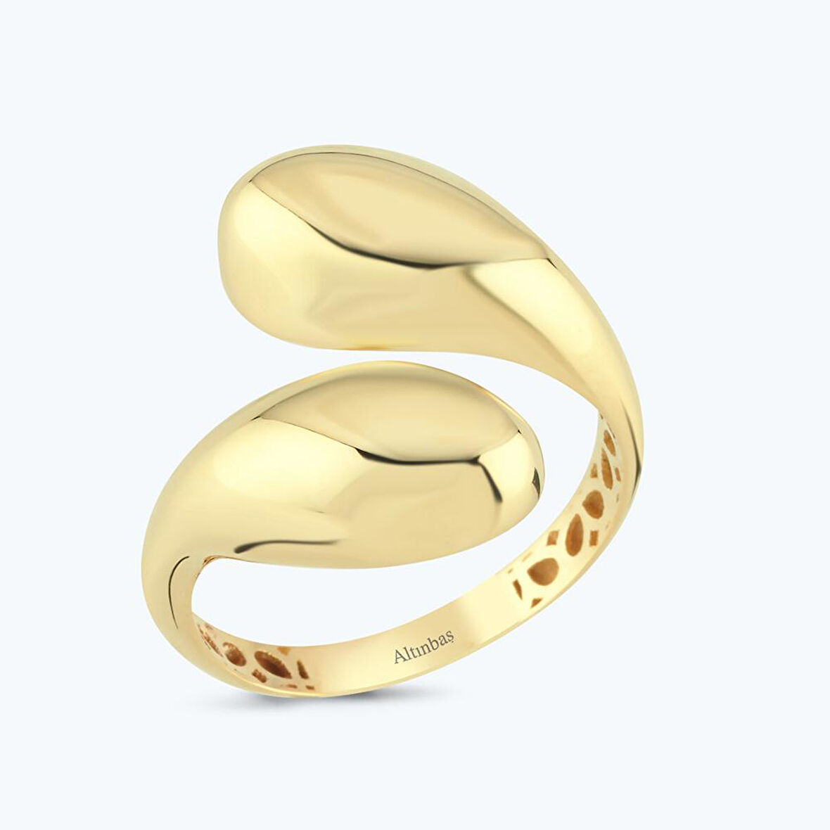 Altın Bombeli Yüzük