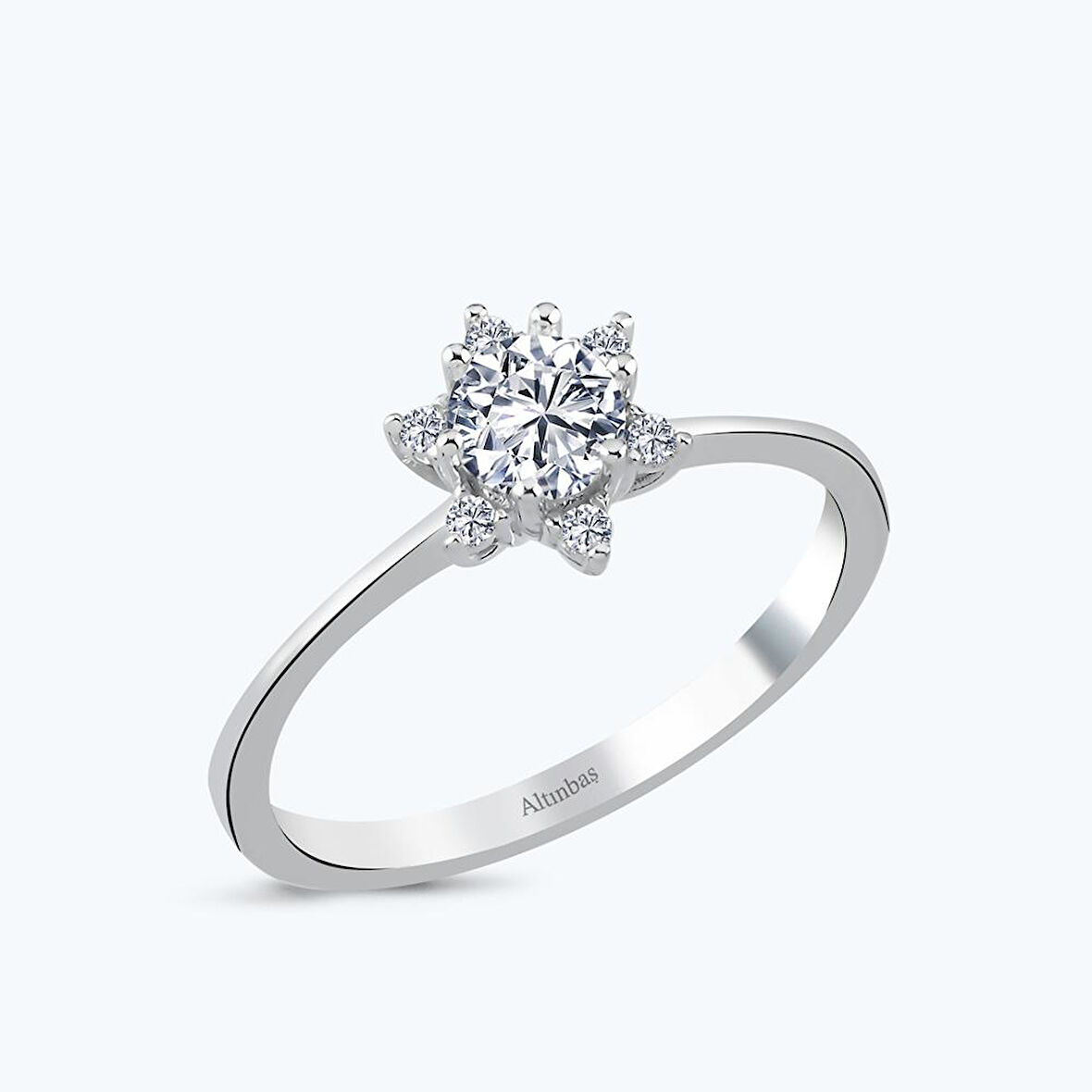 Altın Lotus Çiçeği Yüzük