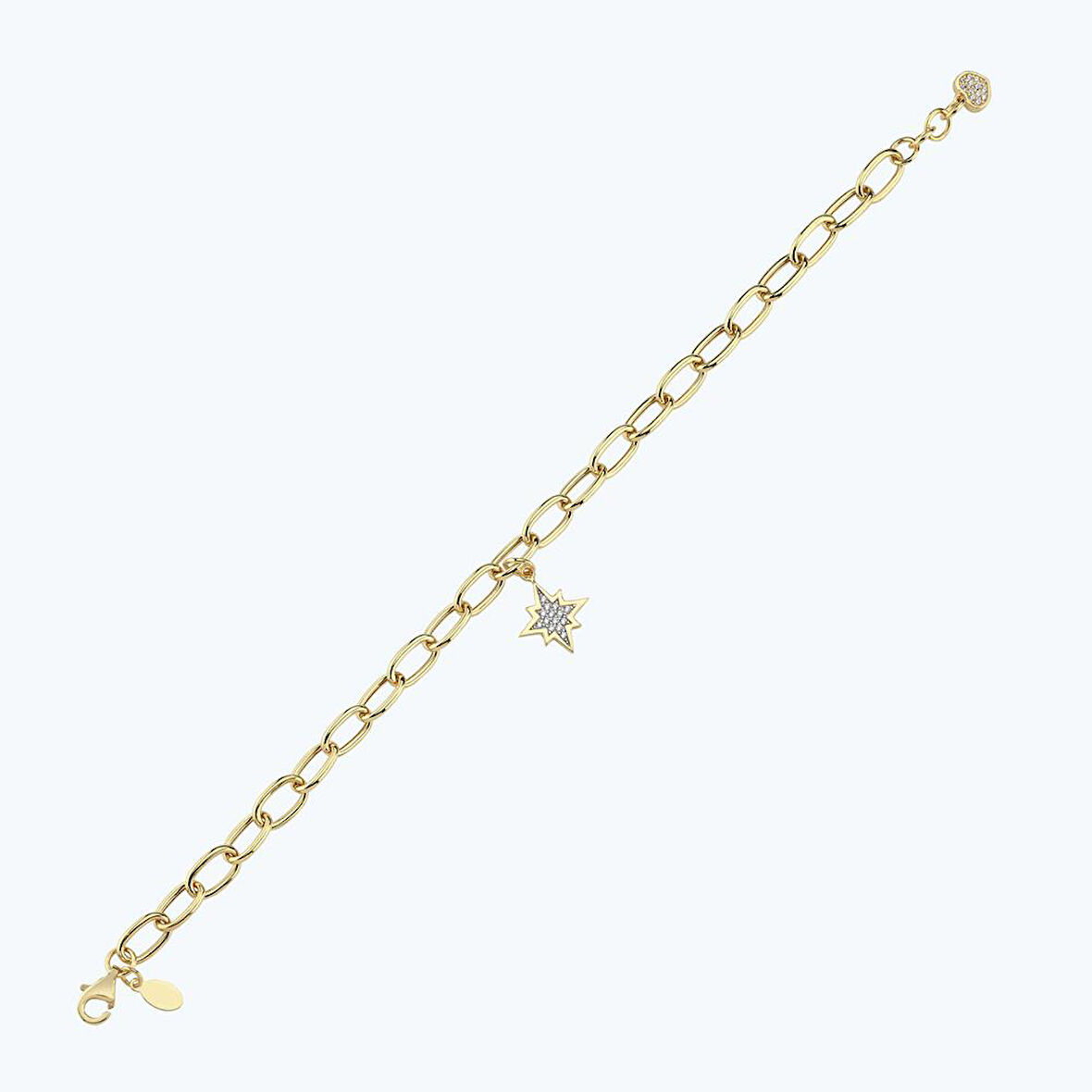 Altın Kutup Yıldızı Zincir Bileklik