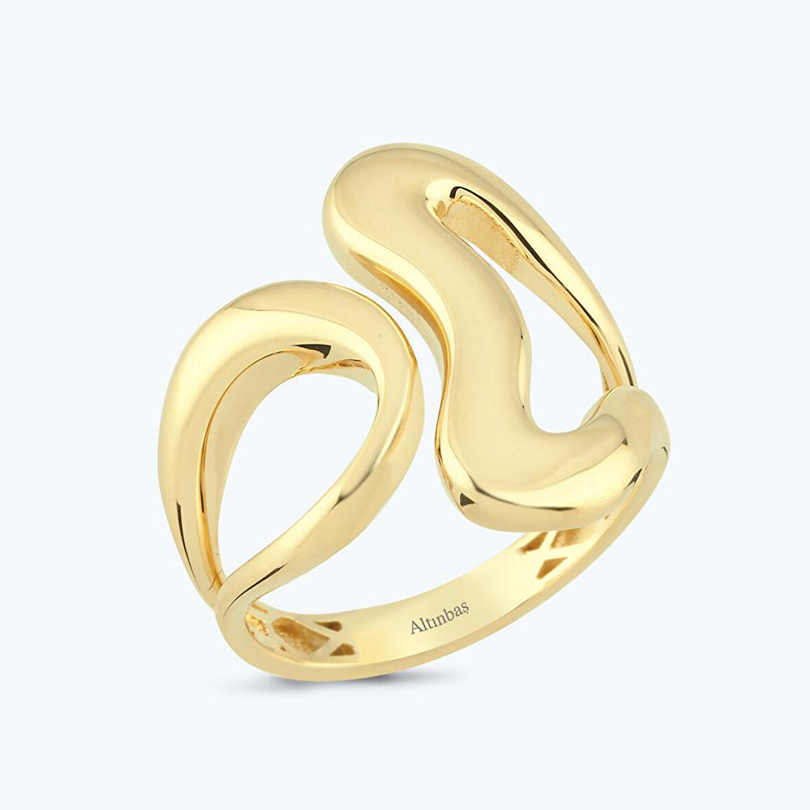 Altın Dalga Yüzük