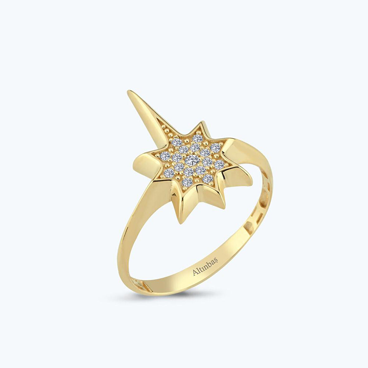 Altın Kutup Yıldızı Yüzük