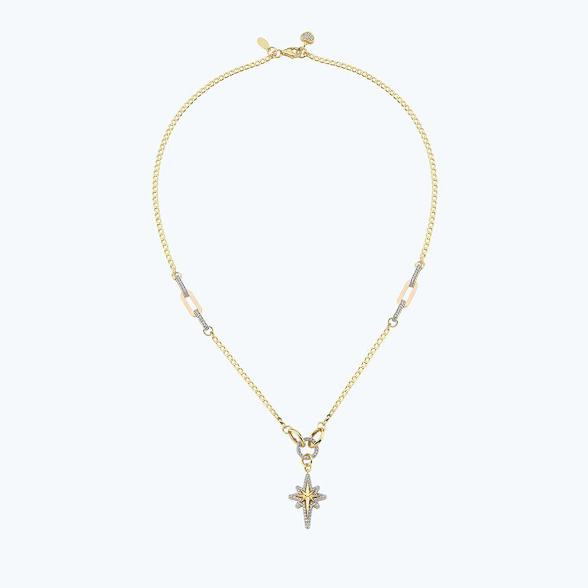 Altın Kutup Yıldızı Kolye