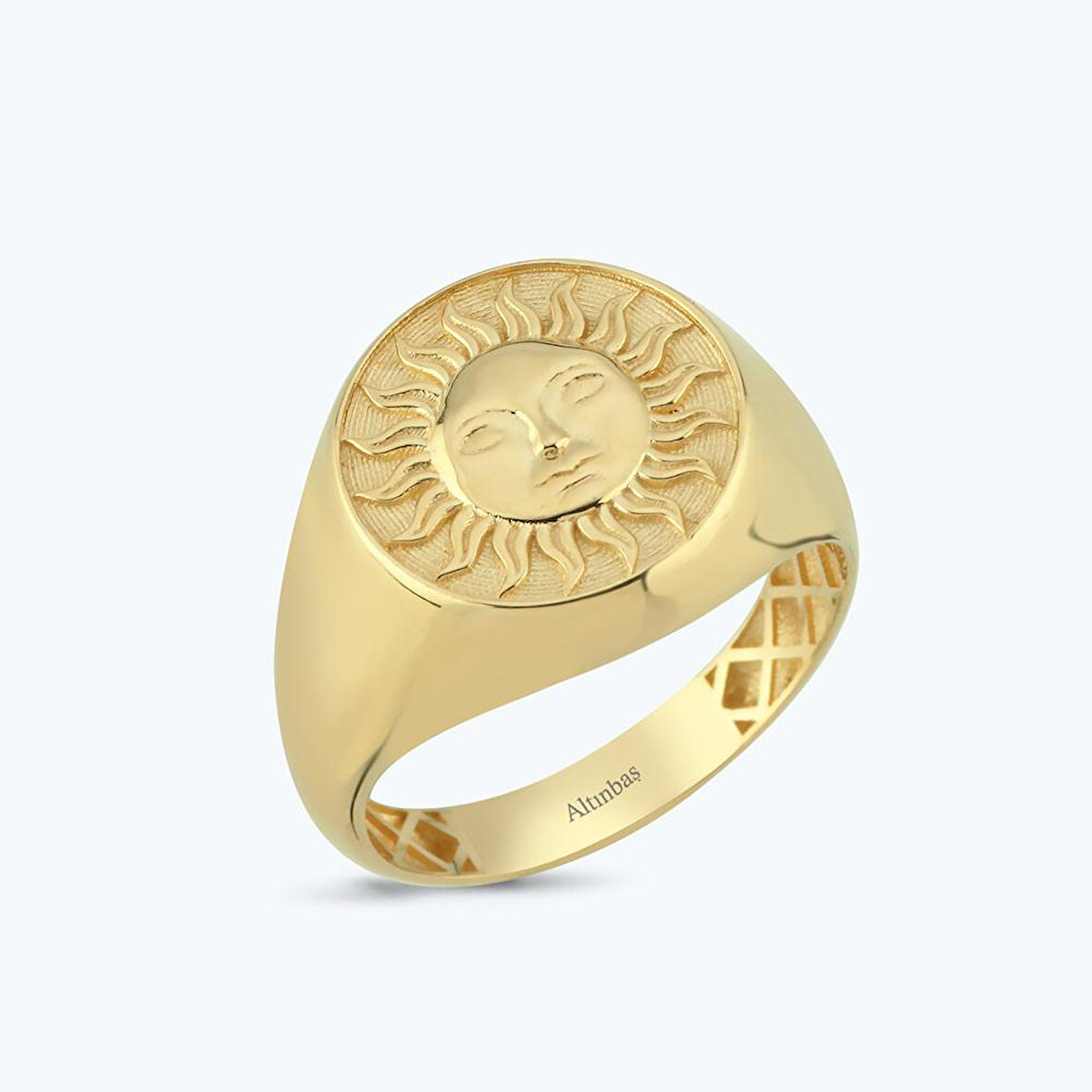 Altın Güneş Yüzük
