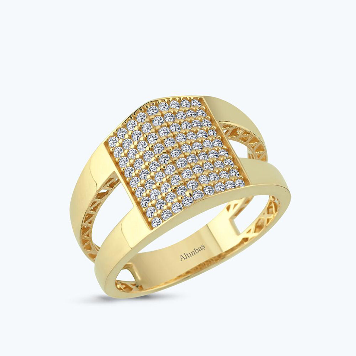 Altın Taşlı Yüzük