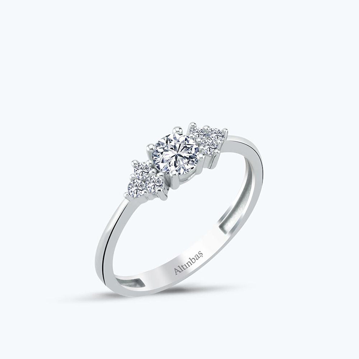 Altın Yedi Taşlı Yüzük