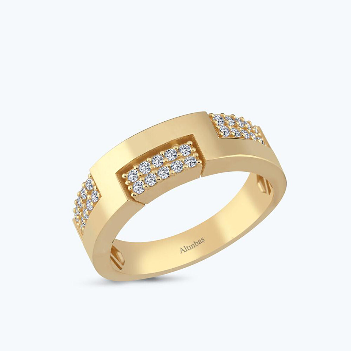 Altın Taşlı Yüzük