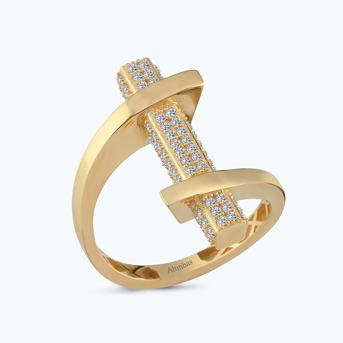 Altın Taşlı Yüzük