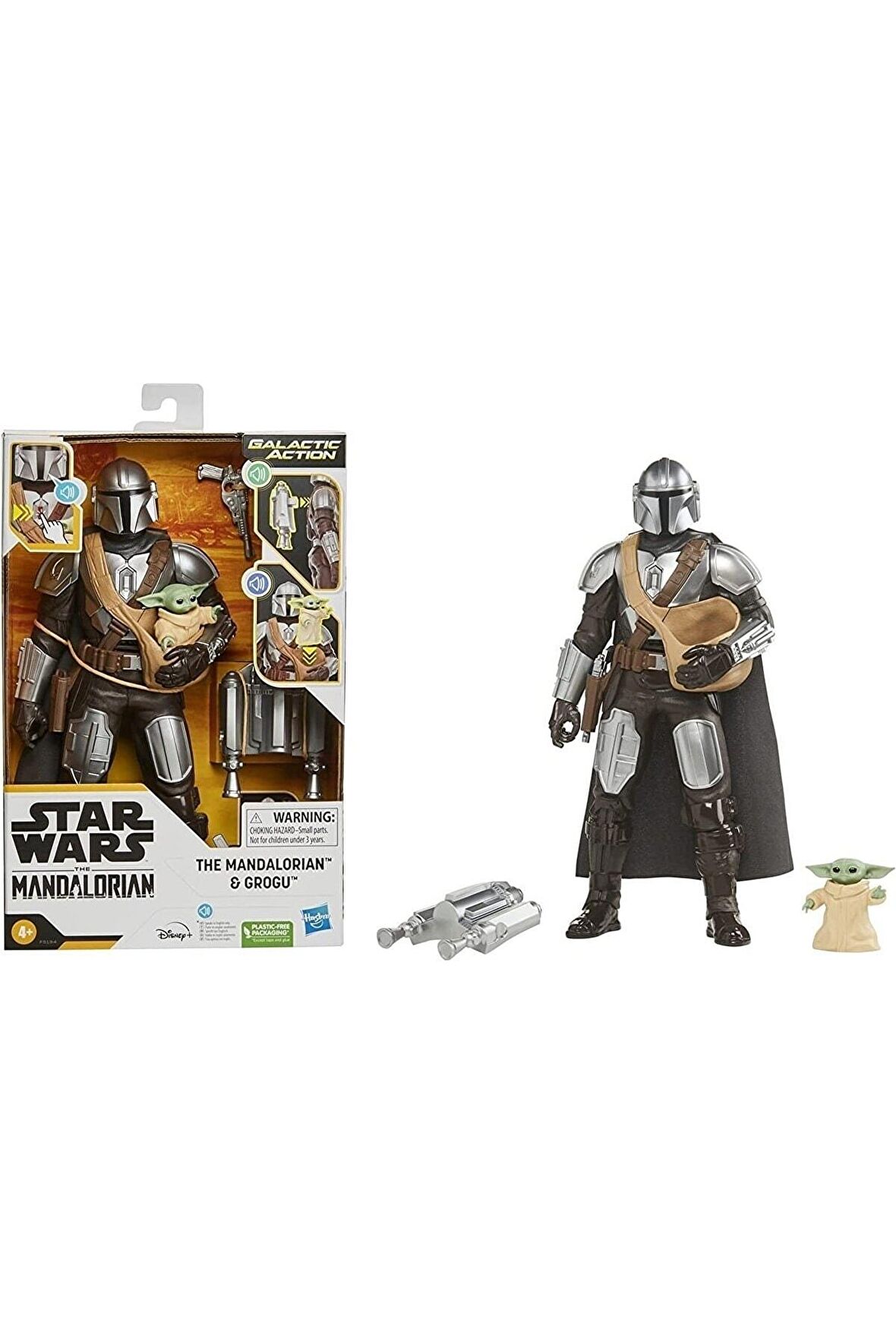 Star Wars Galactic Action Figür The Mandalorıan Grogu Figür Set Star Wars Yoda Figür