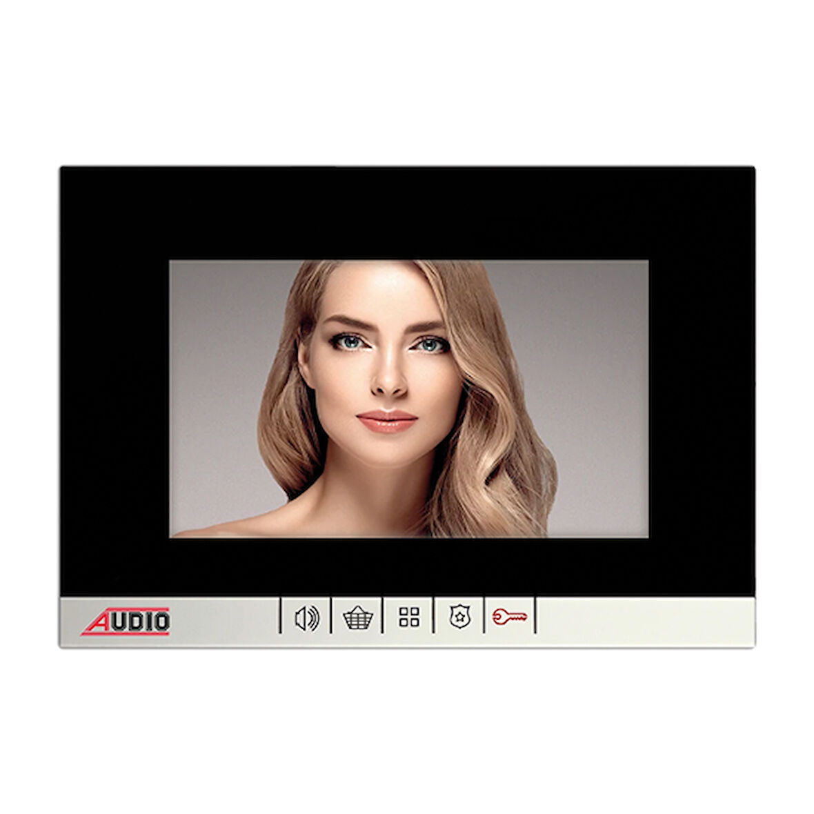 AUDIO 001189 Bus Plus 7" Görüntülü Diafon (Mekanik Butonlu) -  Siyah