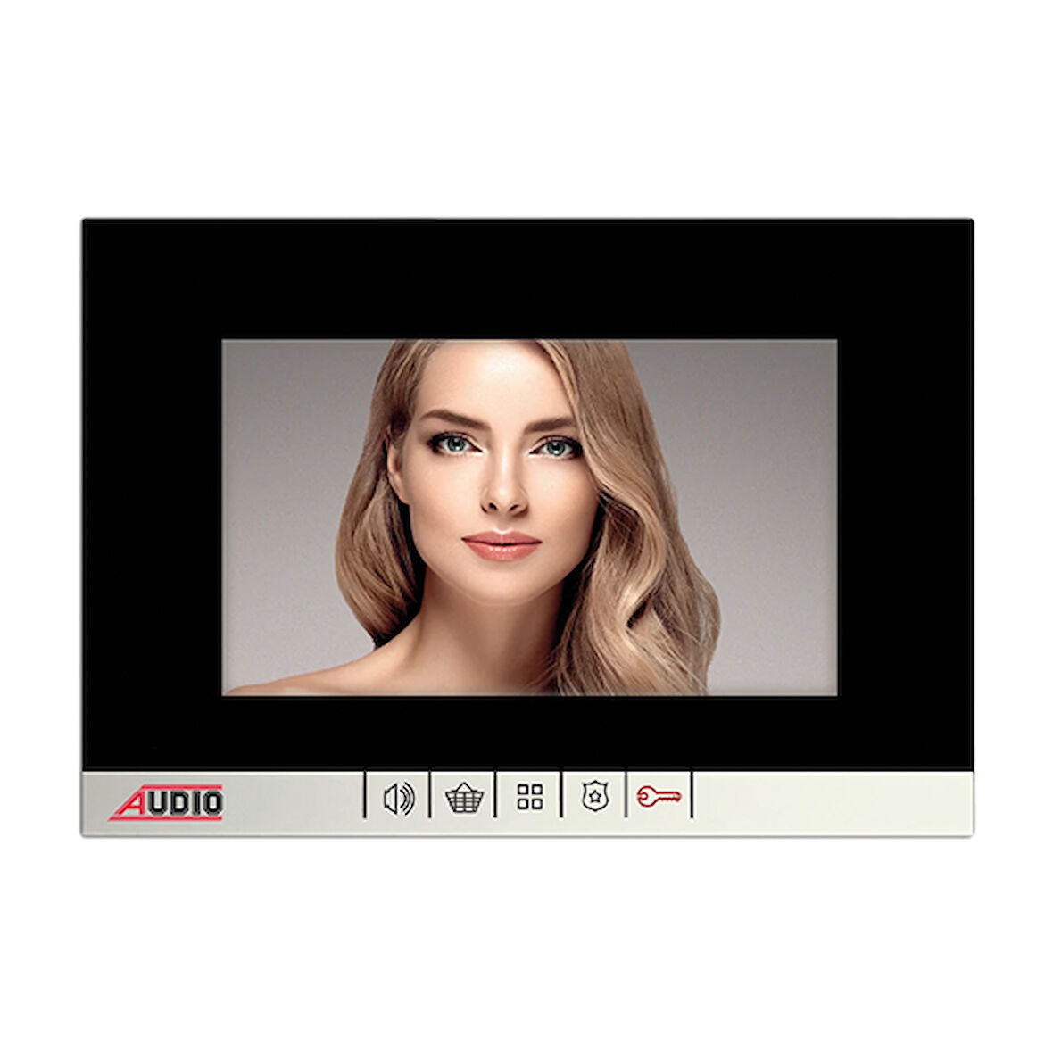 AUDIO 001191 SET Bus Plus Bus Plus Gd-18 7" Mekani̇k Butonlu Hands Free Si̇yah İlave Set