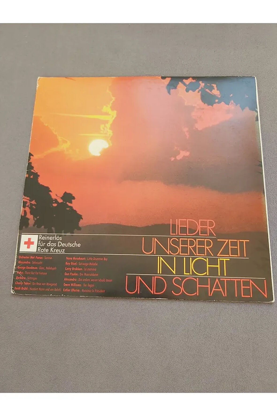 1968 Lieder Unserer Zeit In Licht Und Schatten - vinyl 33lük plak