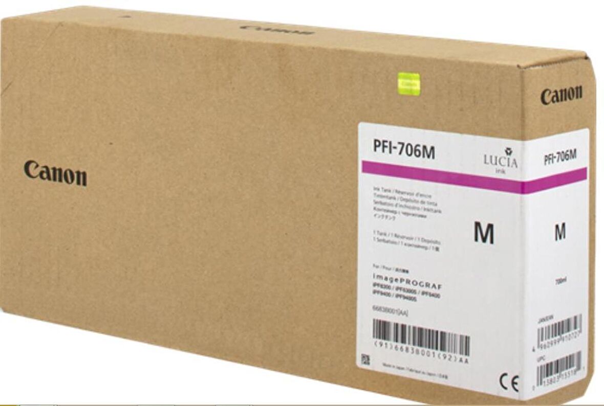 Canon Pfı 706M/6683B001 Kırmızı Kartuş