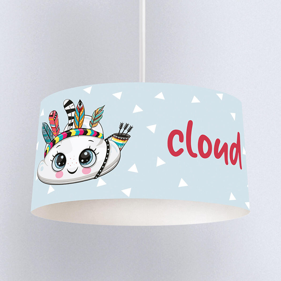 Çocuk Odası Dijital Baskılı Sarkıt Avize Model 146