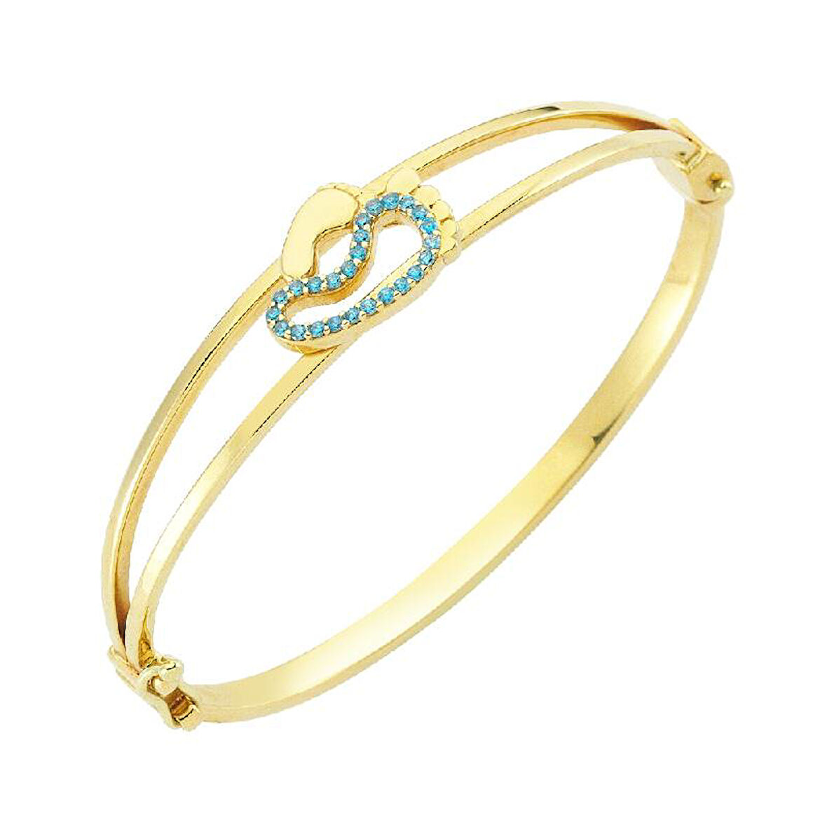 Altın Çocuk Ayak İzi Bilezik