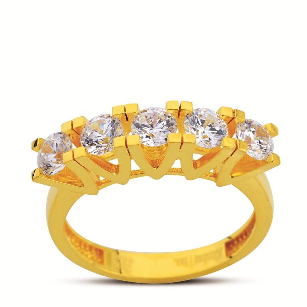 22 Ayar Altın Beştaş Yüzük