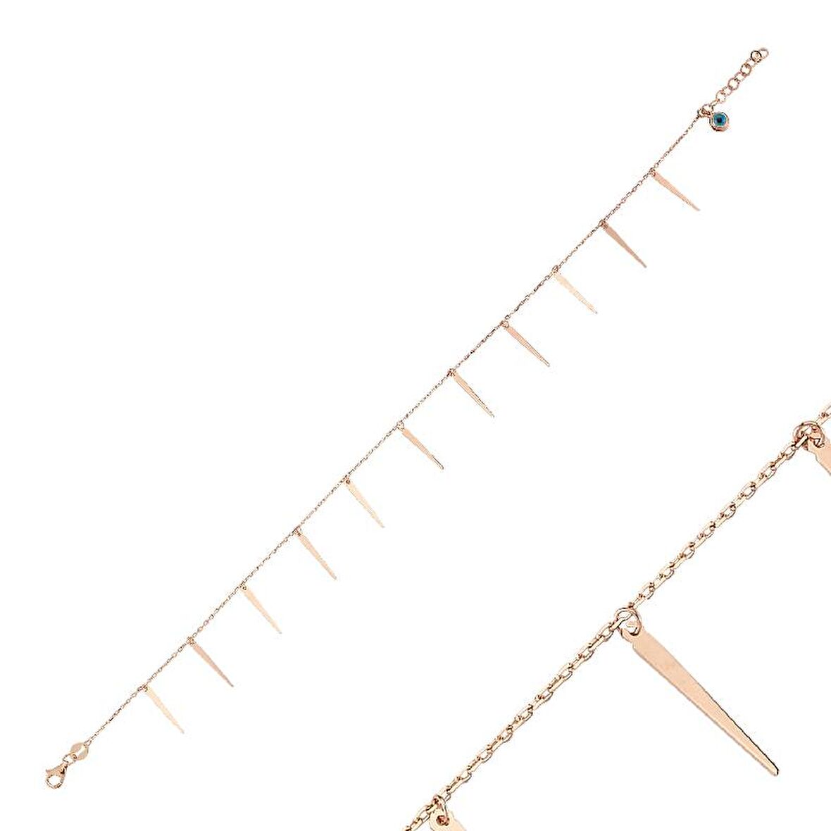 Altın Nazar Boncuklu Halhal