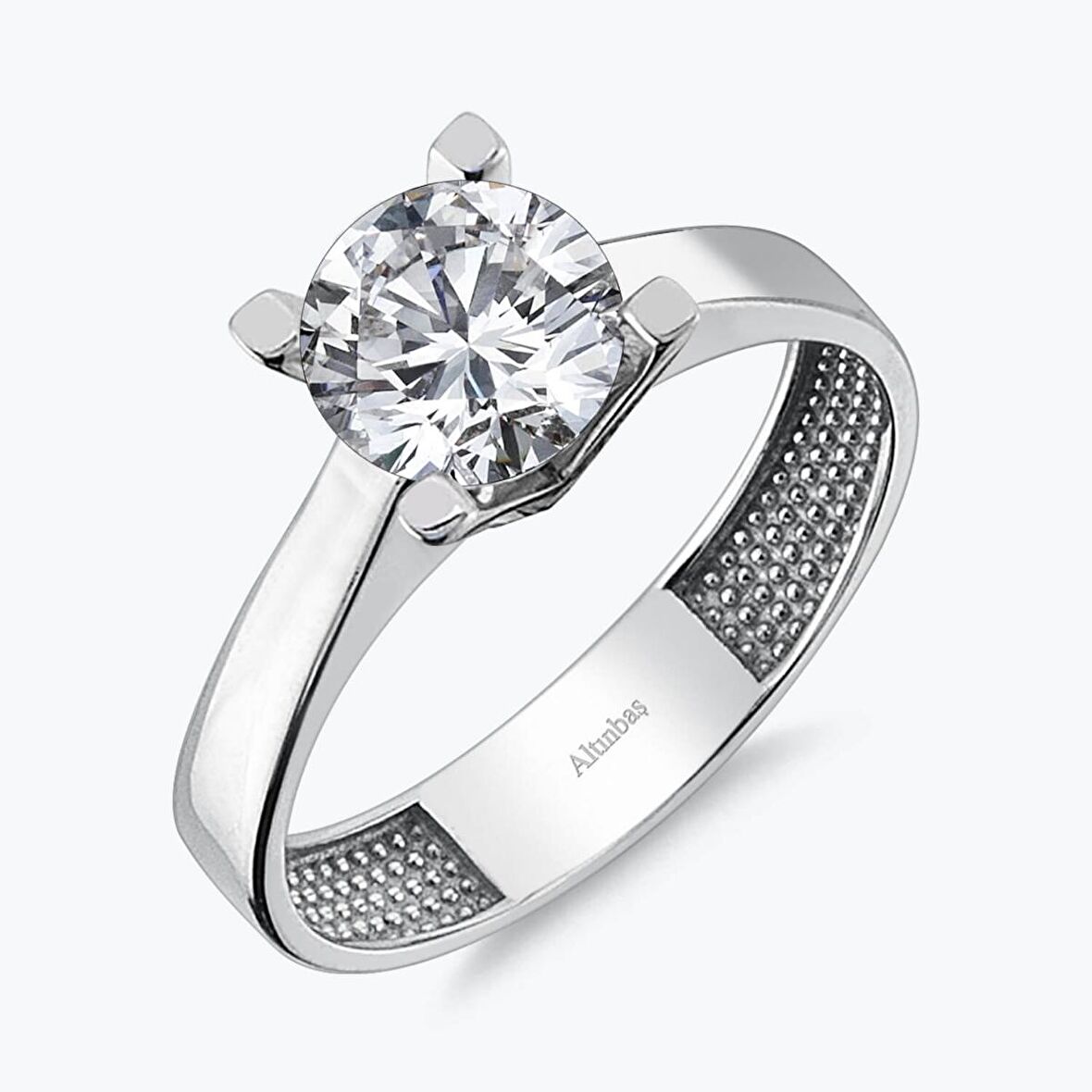 Altın Tektaş Yüzük