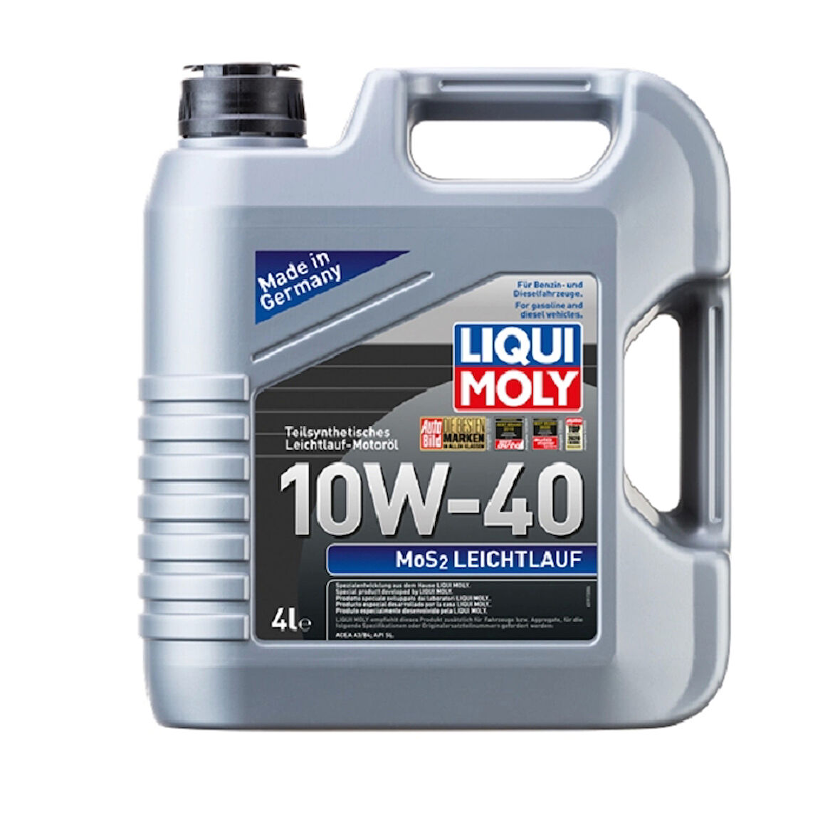 Liqui Moly 10W40 Motor Yağı Kısmi Sentetik Mos2'Li Leichtlauf 4 Litre (6948) 10W-40 Motor Yağı
