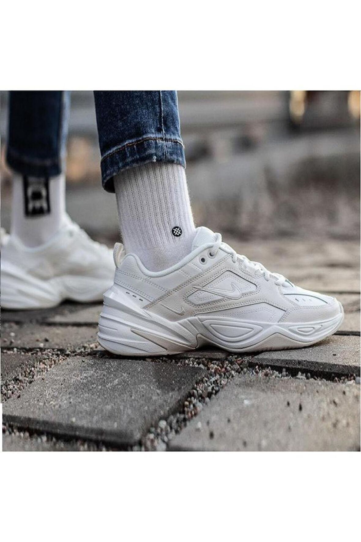 M2k Tekno Unisex Beyaz Spor Ayakkabı