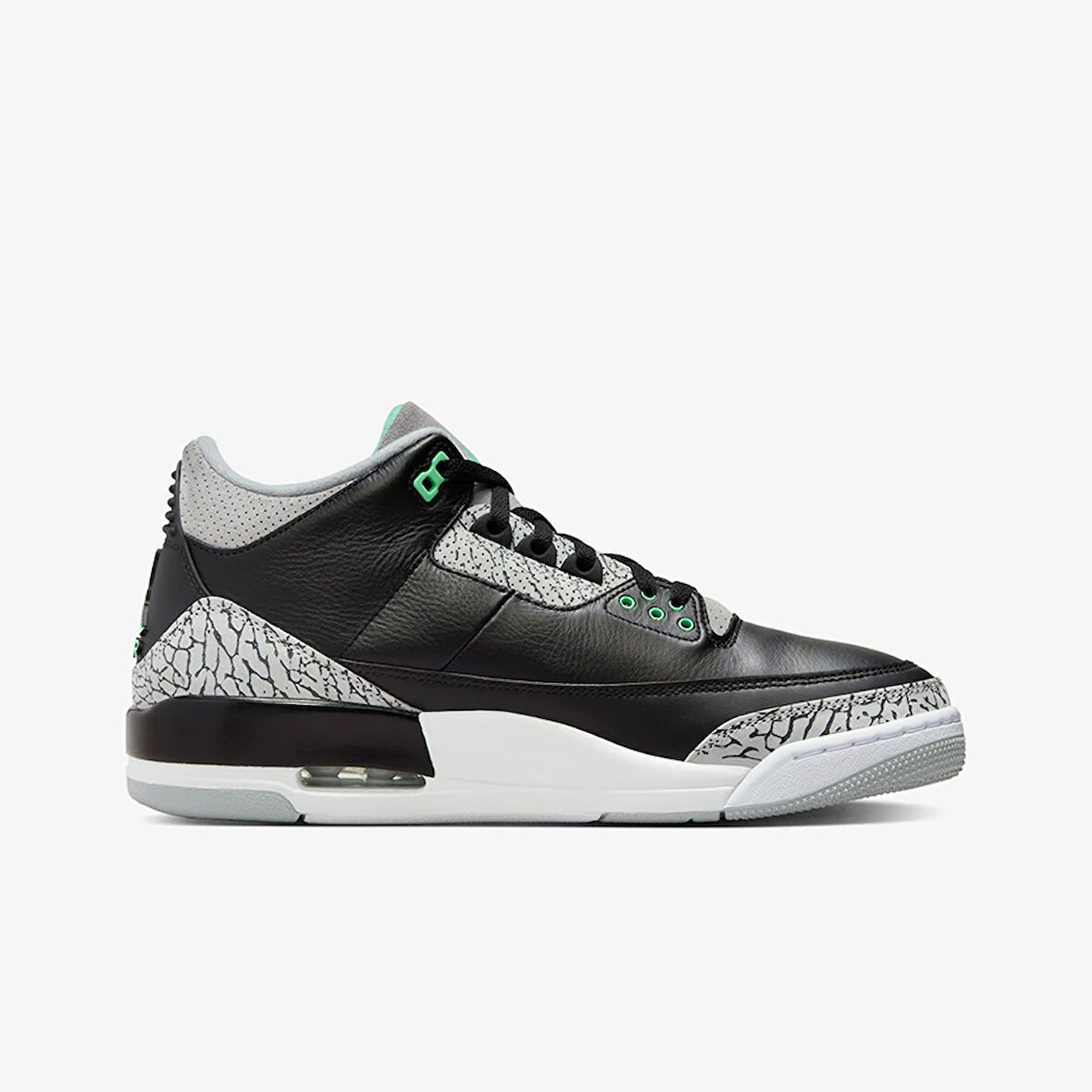 NİKE Air Jordan 3 Retro 'Green Glow' CT8532-031