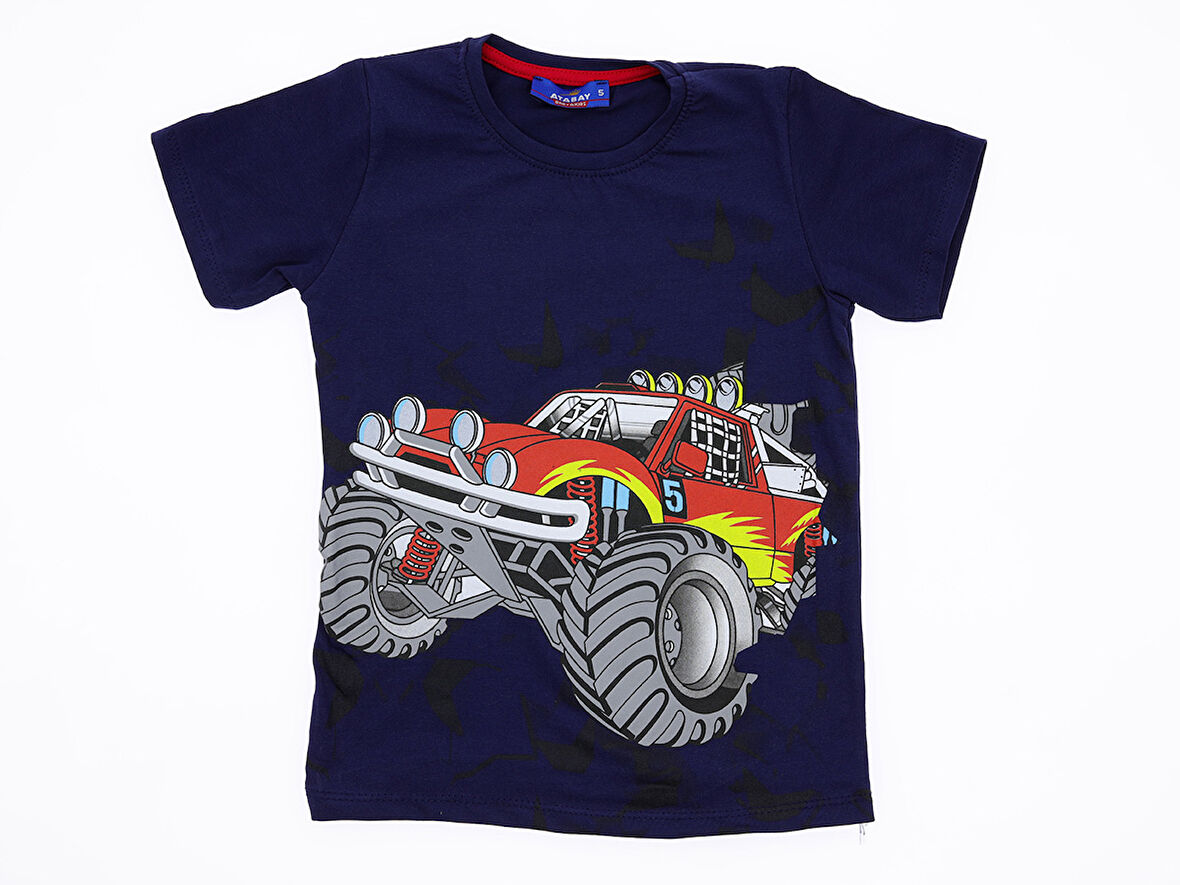 Erkek Çocuk T-Shirt Arabalı
