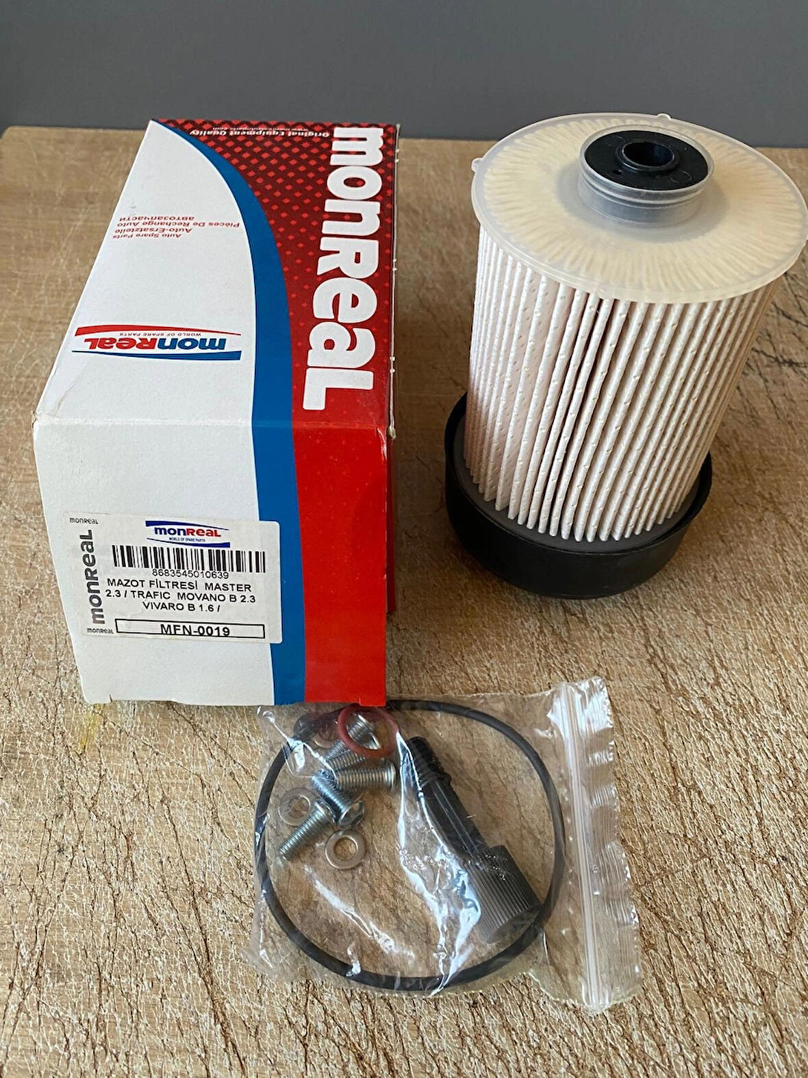 Monreal MFN-0019 Yakıt Filtresi MASTER 2.3 FORD Trafic OPEL MOVANO B 2.3 Vivaro B 1.4 164038899R