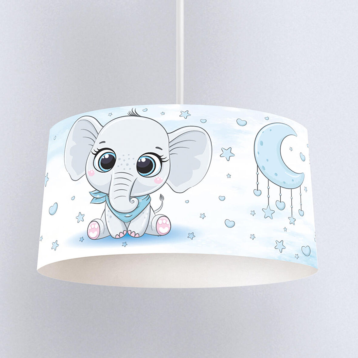 Çocuk Odası Dijital Baskılı Sarkıt Avize Model 210