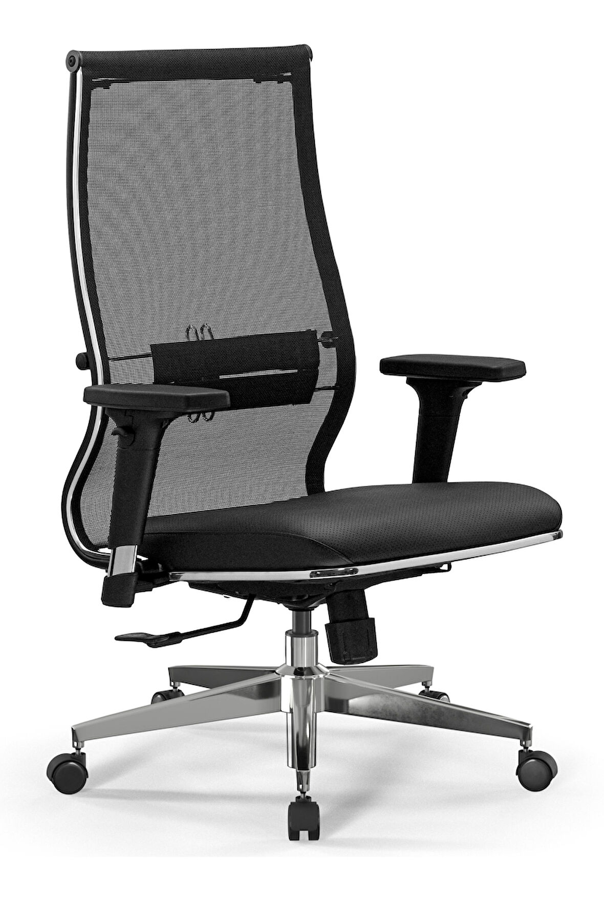 Ergolife SynchroSit 10 Ergonomik Fileli ve Deri Çalışma Sandalyesi / Ofis Koltuğu - 211.D.1.3E3 