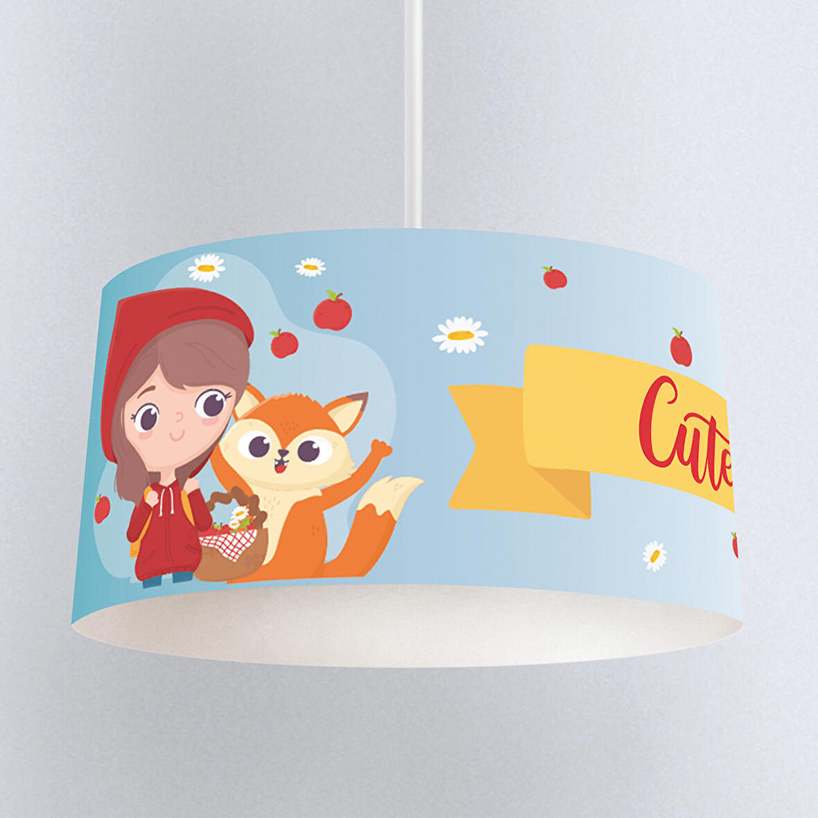 Çocuk Odası Dijital Baskılı Sarkıt Avize Model 215