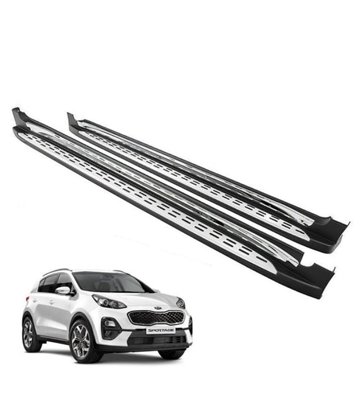 Kia Sportage Yan Basamak Kromlu Model 2018-2021 arası uyumlu