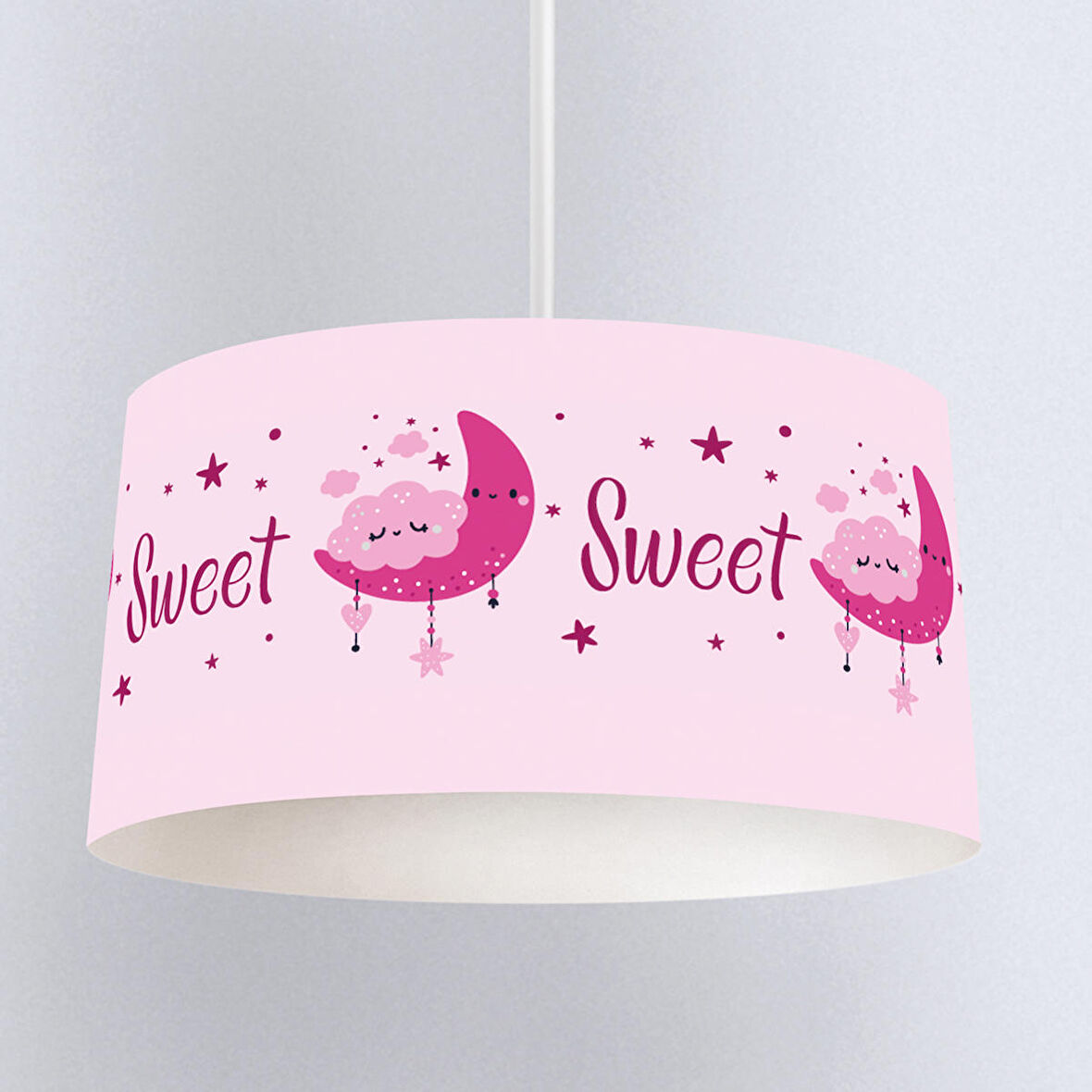 Çocuk Odası Dijital Baskılı Sarkıt Avize Model 227