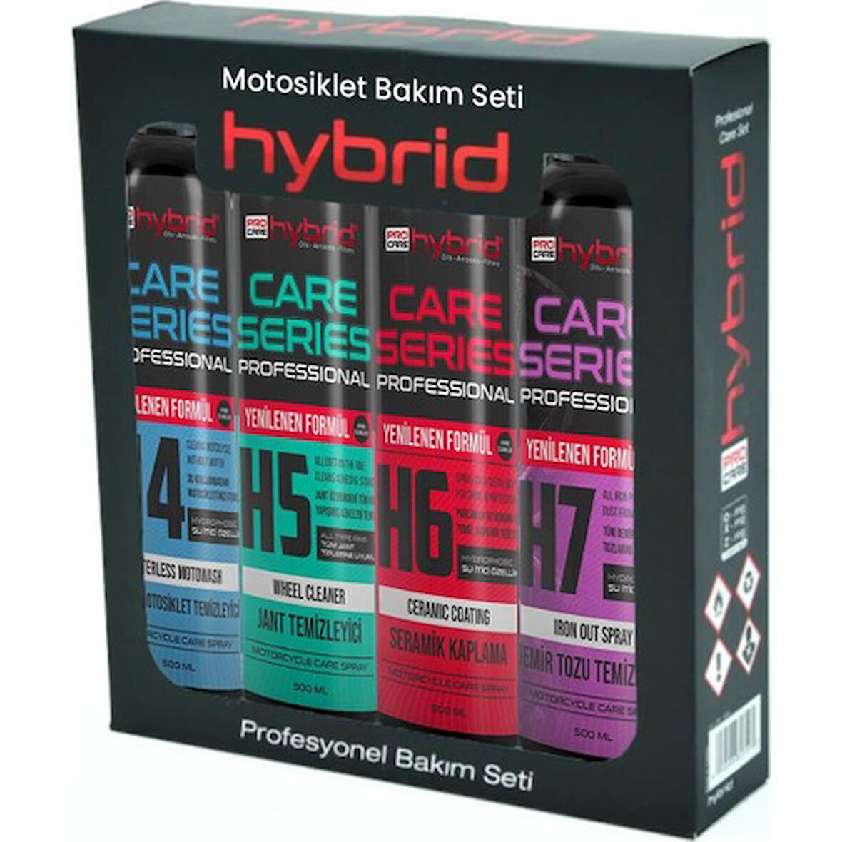 Hybrid Profesyonel Motosiklet Bakım Seti 4 Lü