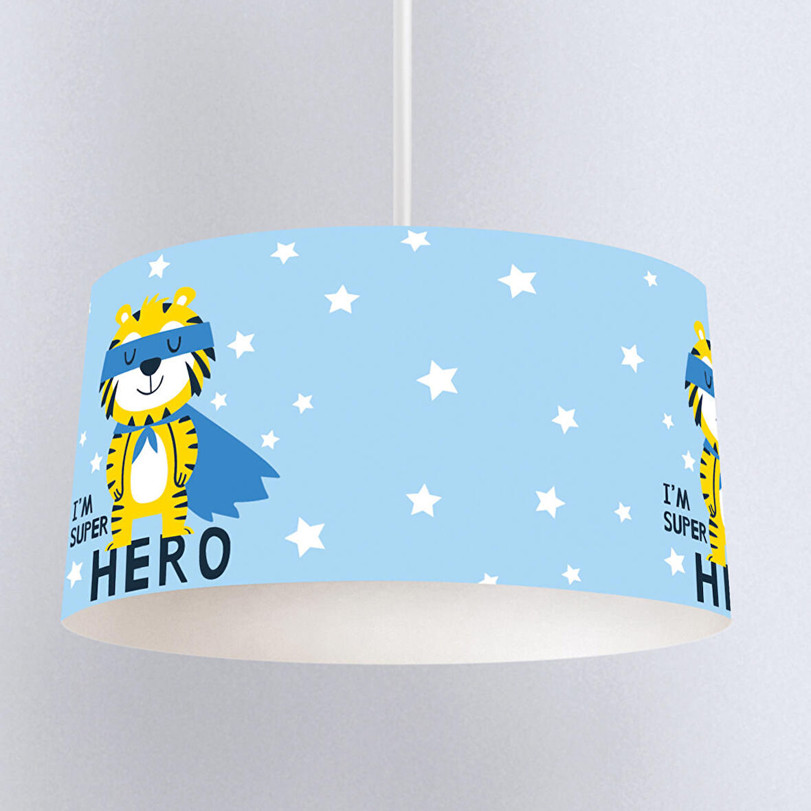 Çocuk Odası Dijital Baskılı Sarkıt Avize Model 236