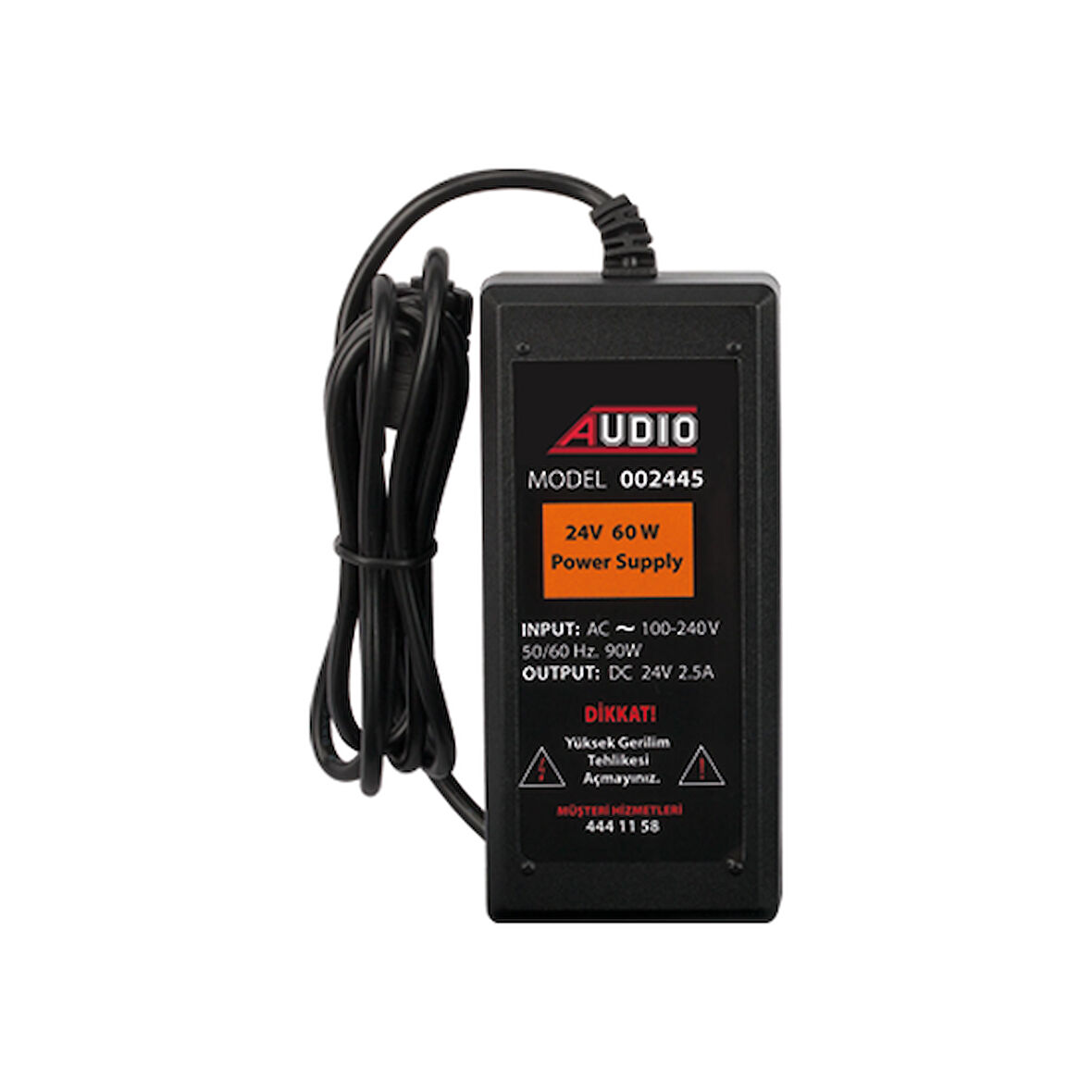 AUDIO 002445 Bus Plus Video Yükseltici Bus Plus 24v 60 Watt Power Supply