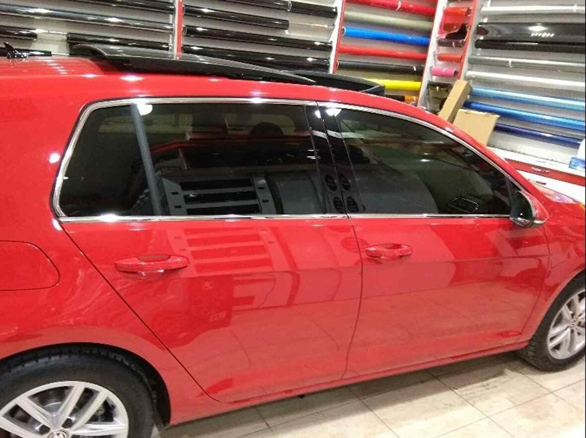 Vw Golf 7 Krom Cam Çerçeve Çıtası 2013-2020 arası