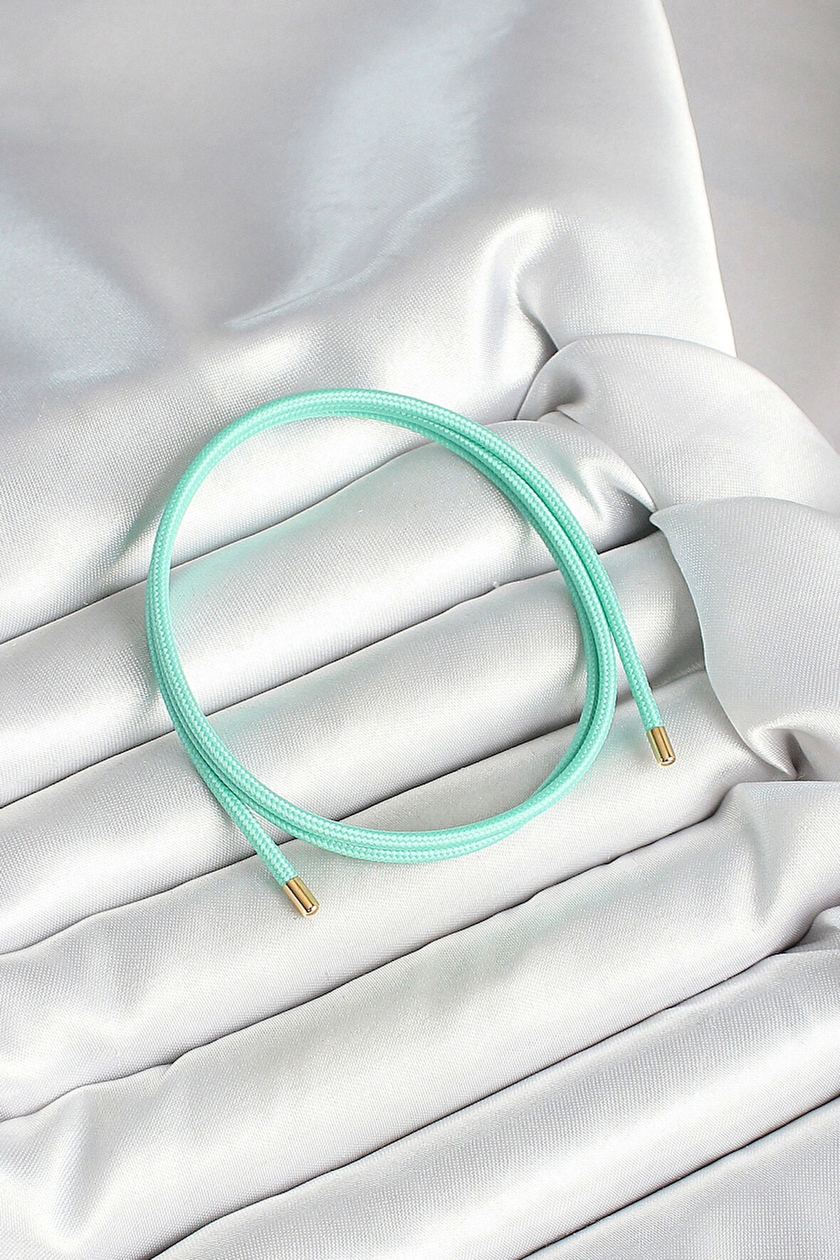 Mıknatıslı Turkuaz Renk Sarmal Kadın Bileklik